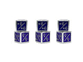 1/+1 & -1/-1 D6 Purple Pack of 6 CCG Metal Dice - Out of Play