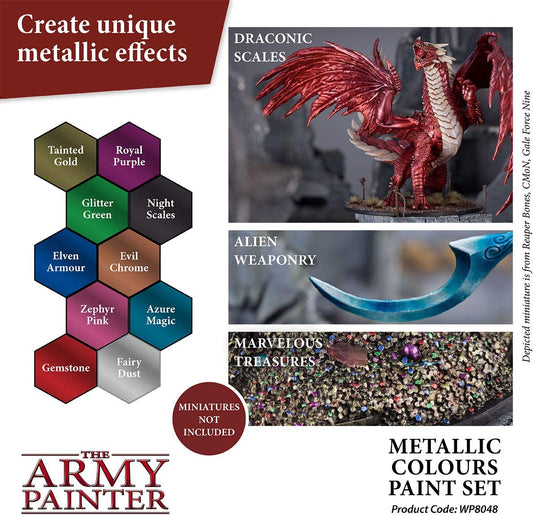 The Army Painter - Metallic Colours Paint Set PunkOuter Games