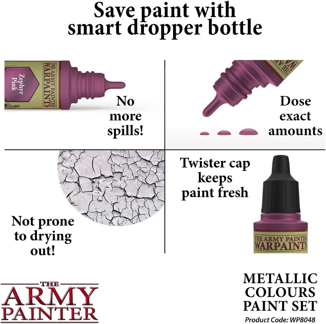 The Army Painter - Metallic Colours Paint Set PunkOuter Games