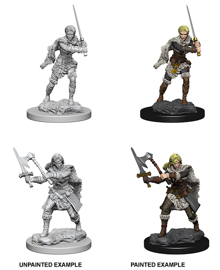 D&D Nolzur's Marvelous Miniatures: Human Barbarian PunkOuter Games