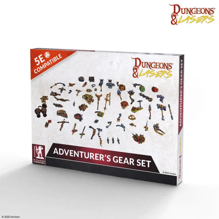 Dungeons & Lasers: Adventurer's Gear Set - Out of Play