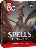 Dungeons & Dragons Reference Cards - Spells Levels 4-5