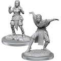 Pathfinder Battles Deep Cuts Minis: Half-Elf Monk Females Wave 21 - Out of Play