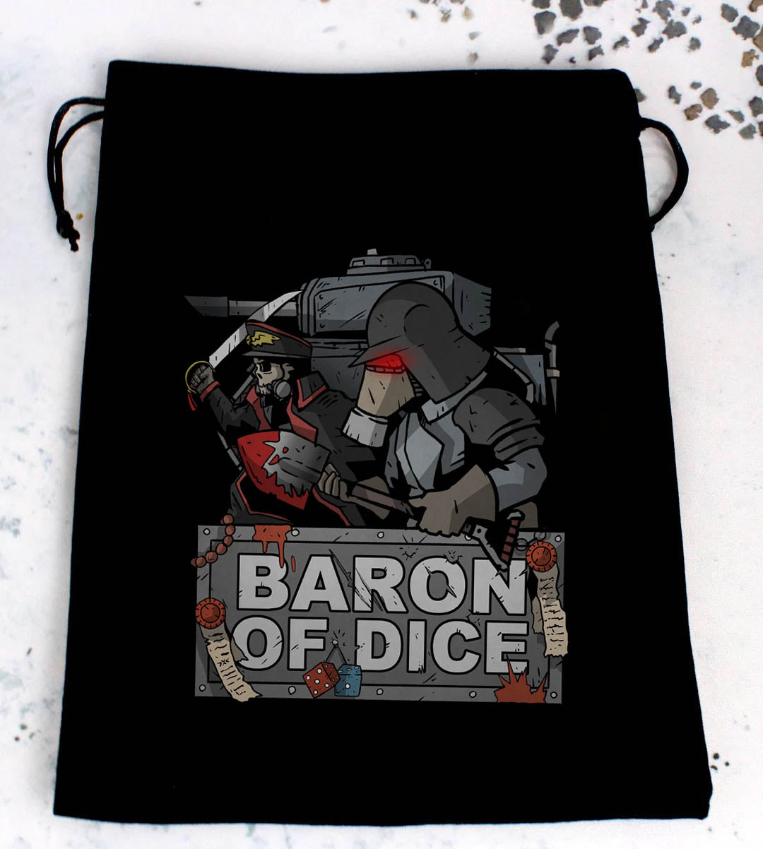 Premium Black Dice Bags - Out of Play