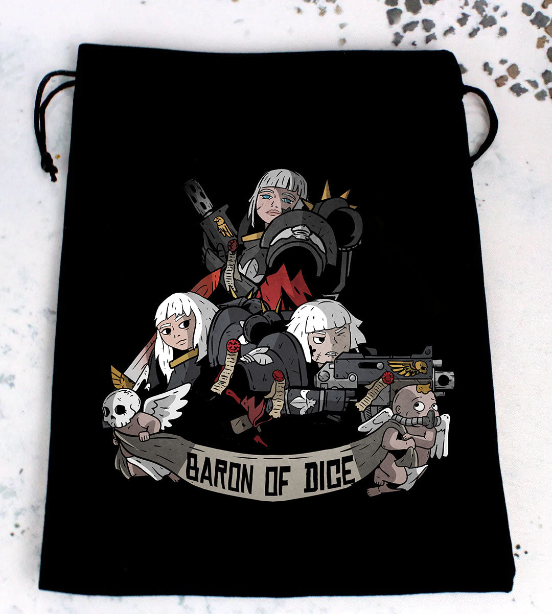 Premium Black Dice Bags - Out of Play