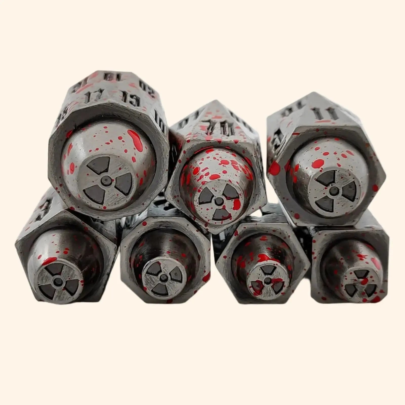 7Pcs Bullet Dice Set - Out of Play Board Game Accessories