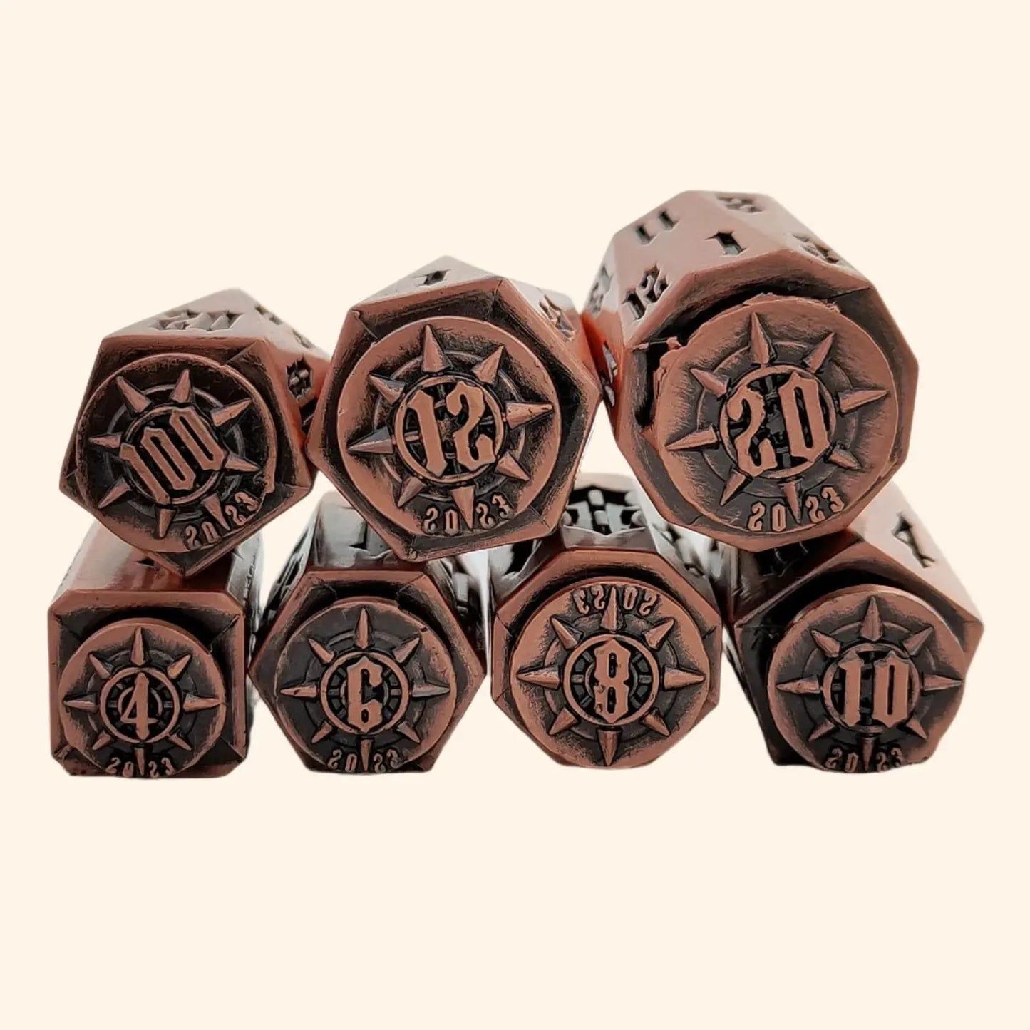 7Pcs Bullet Dice Set - Out of Play Board Game Accessories