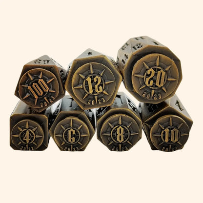 7Pcs Bullet Dice Set - Out of Play Board Game Accessories