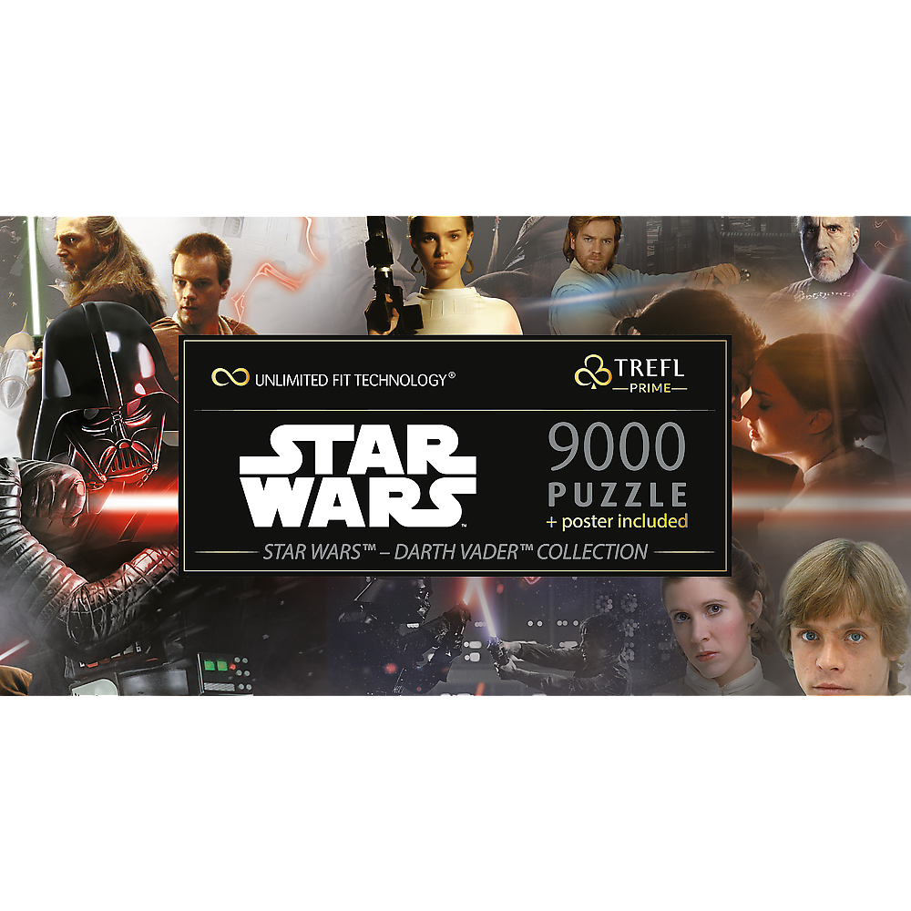 Trefl Prime Star Wars The Story of Darth Vader 9000 Piece Puzzle