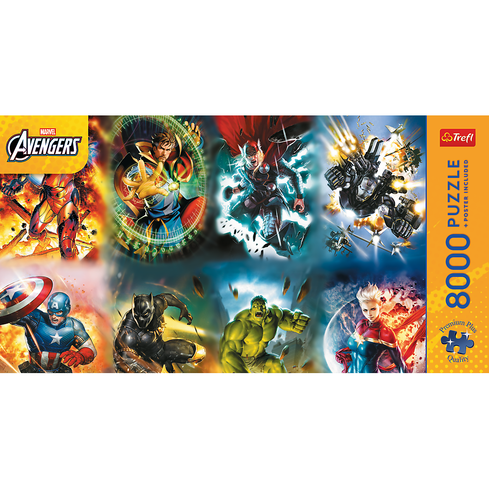 Trefl Premium Plus Avengers: Legends in Action 8000 Piece Puzzle