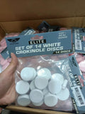 ELITE 14 Count Crokinole Discs (Choose from 10 colors) + Scoring Peg - Out of Play