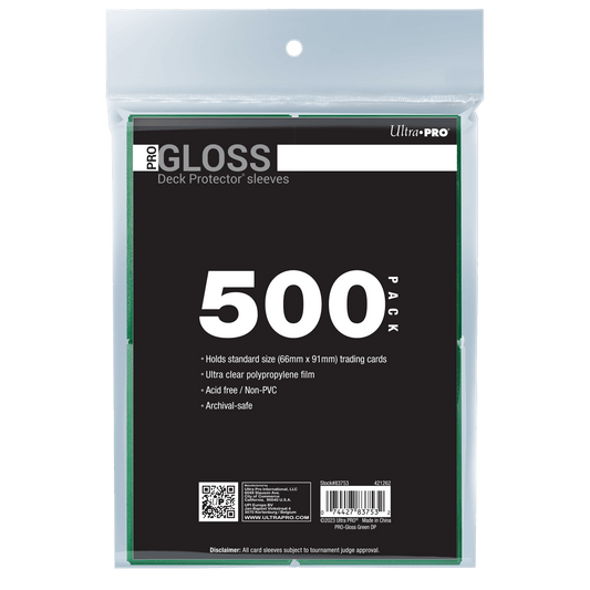 PRO-Gloss Standard Deck Protector Sleeves Bundle (500ct) Ultra PRO International