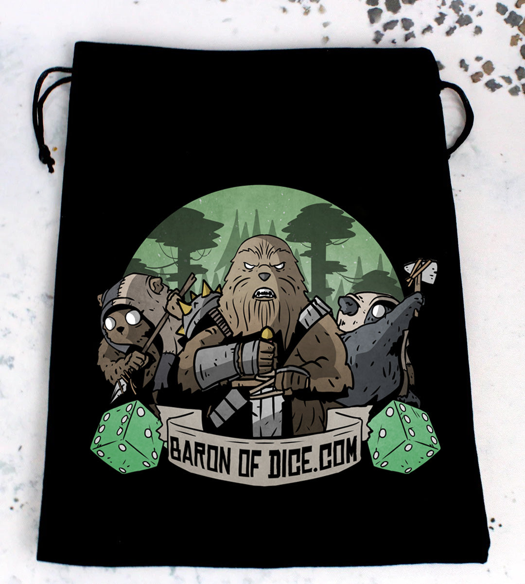 Premium Black Dice Bags - Out of Play