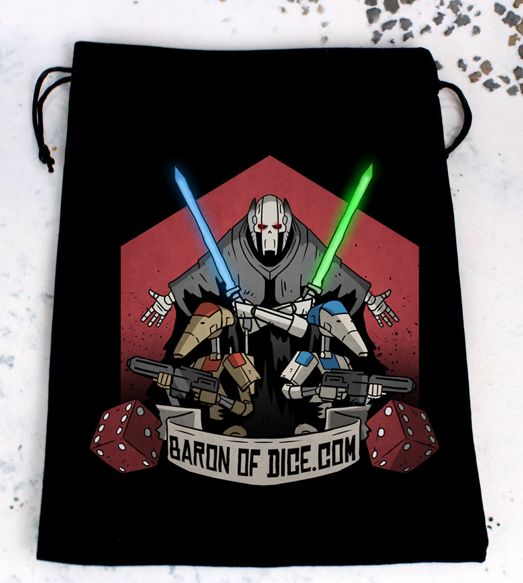 Premium Black Dice Bags - Out of Play