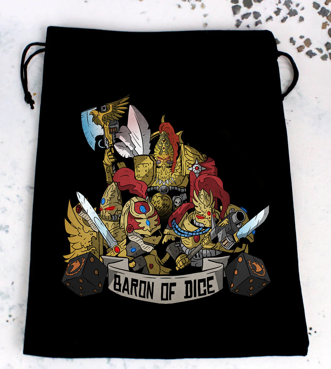 Premium Black Dice Bags - Out of Play