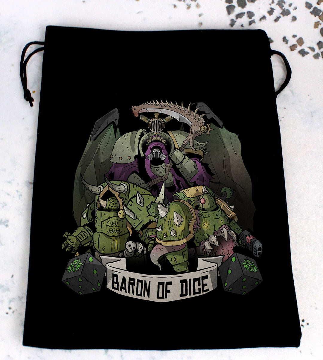 Premium Black Dice Bags - Out of Play