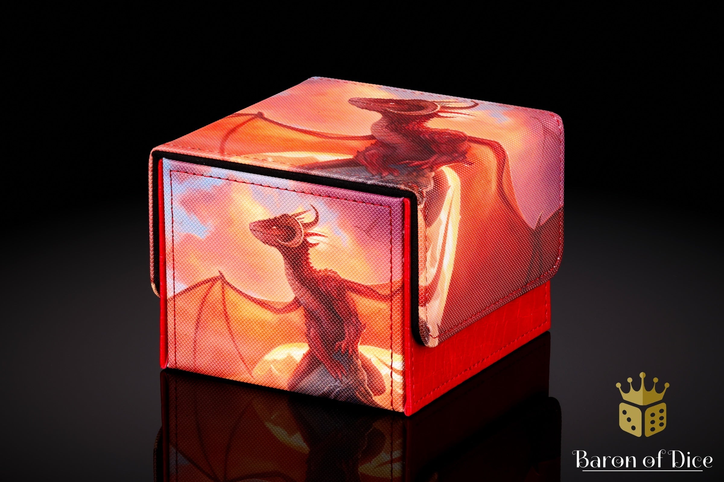 Red Dragon - 100+ XL Deck Box - Out of Play