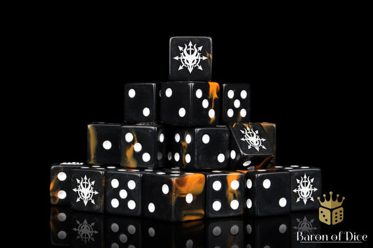 Devil Dragon Dice - Black Lava - Out of Play
