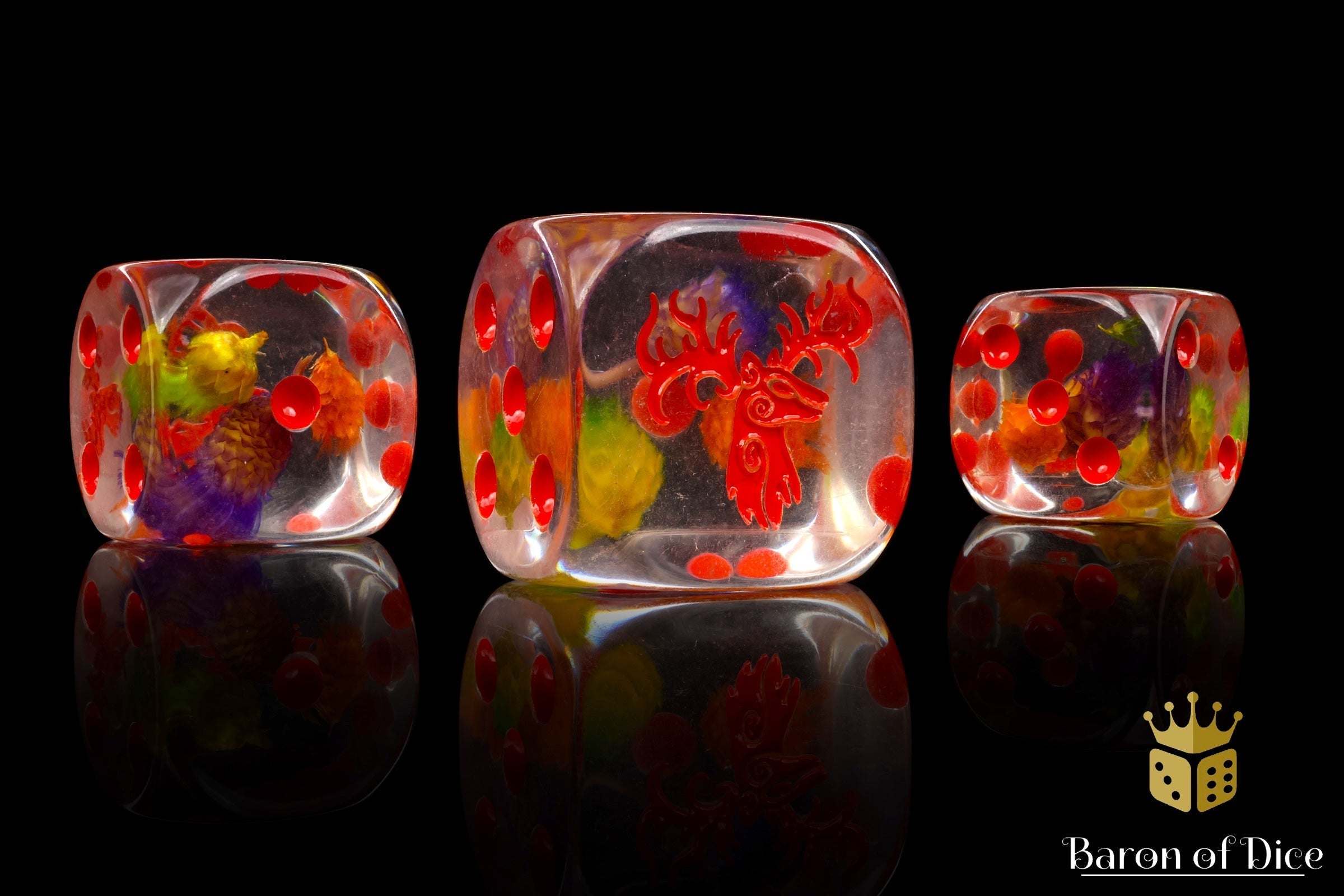 Forest Stag Dice - Flower Buds - Out of Play