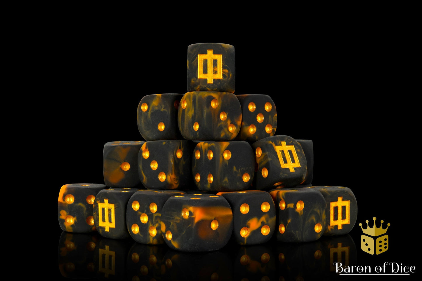 Lava Rune Dice BaronOfDice