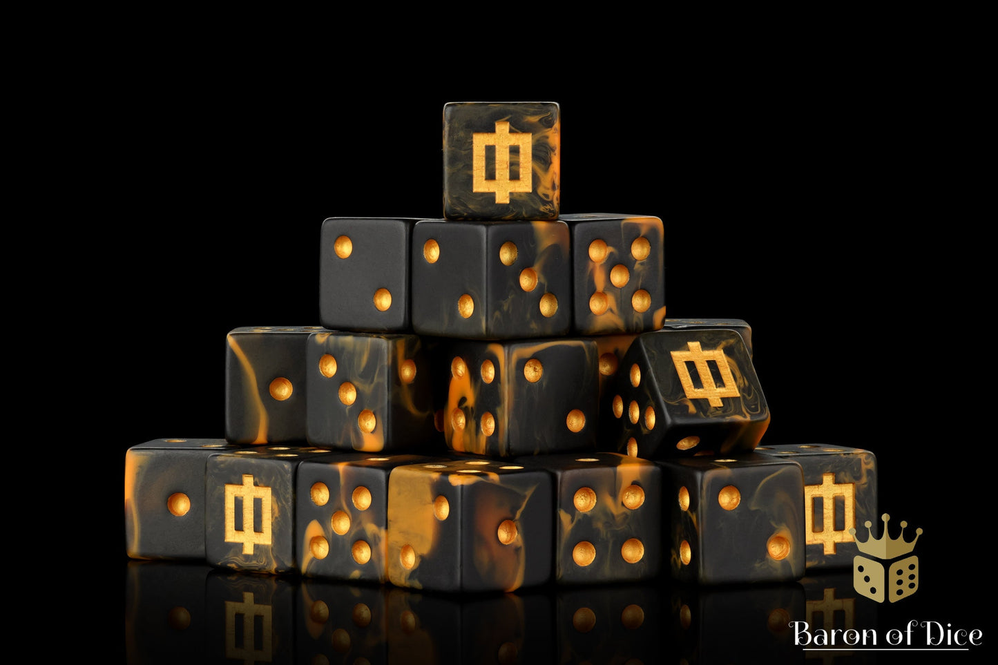 Lava Rune Dice BaronOfDice