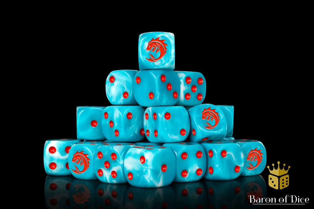 Sea Monsters Dice - Orange - Out of Play