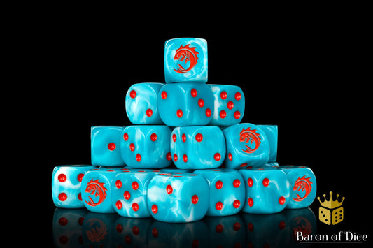Sea Monsters Dice - Orange - Out of Play