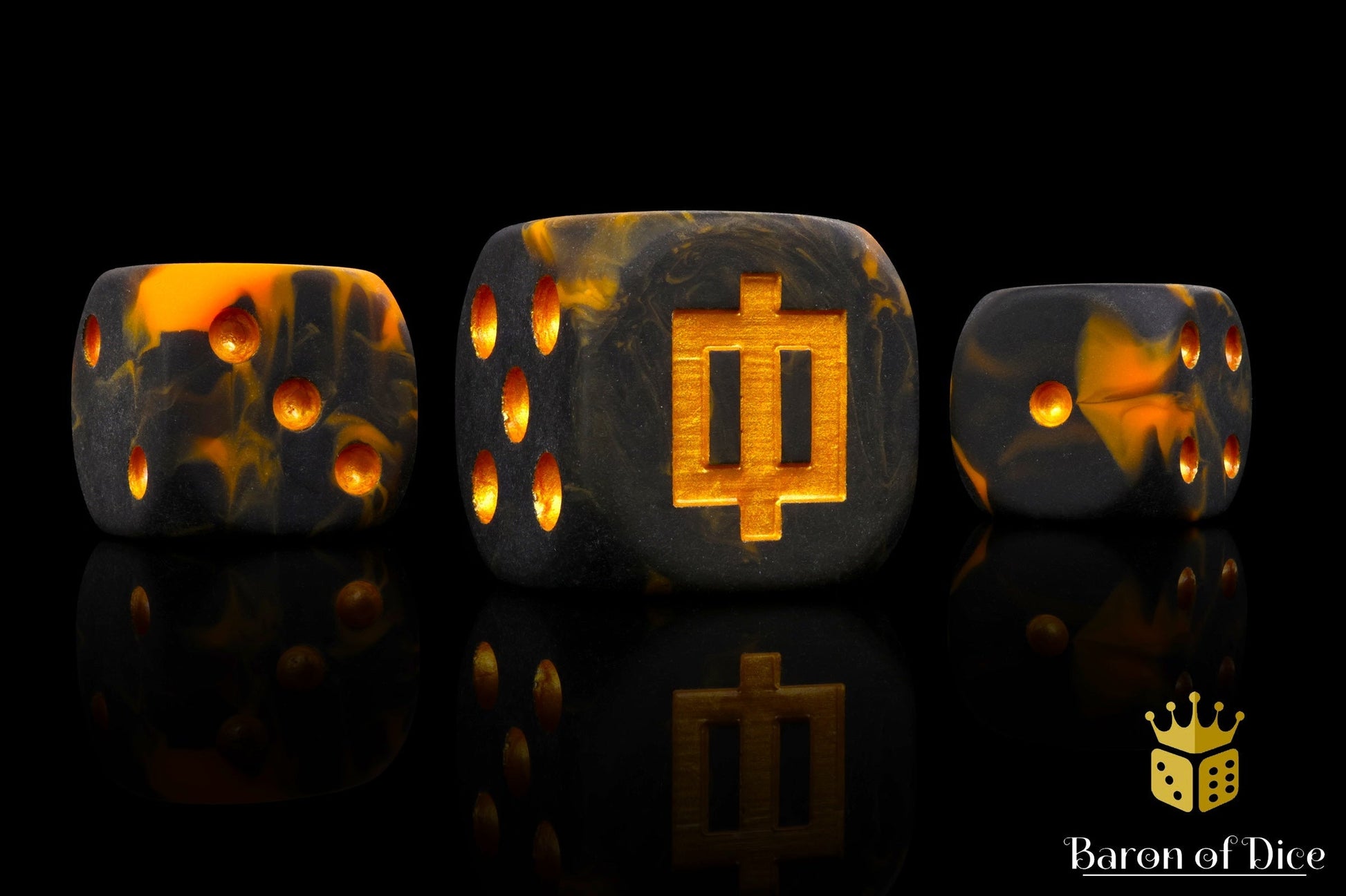 Lava Rune Dice BaronOfDice