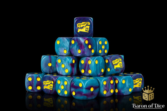 Aztec Gators Dice - Out of Play