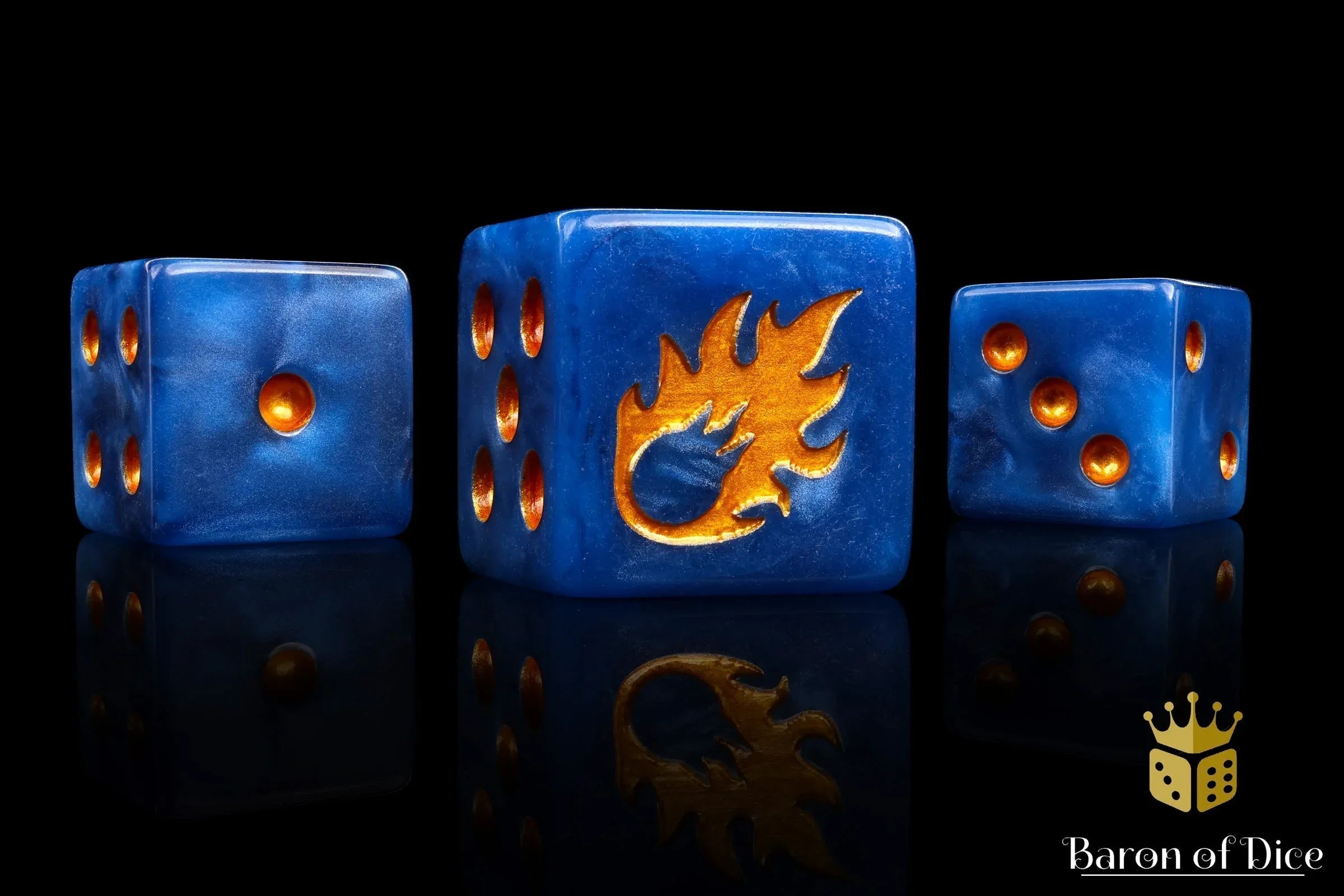 Twin Meteors Dice - Out of Play