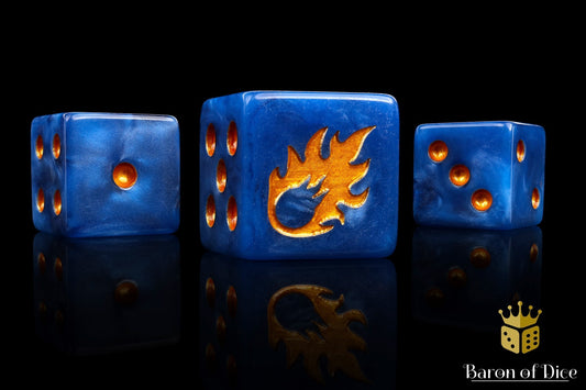 Twin Meteors Dice - Out of Play