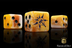 Lightning Hammer Dice - Golden Hues - Out of Play