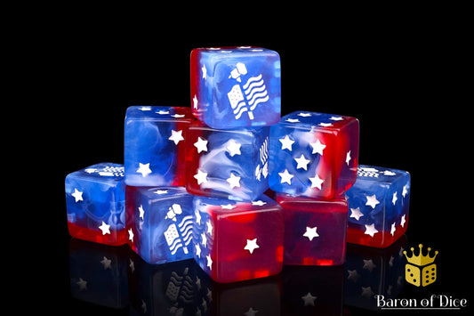 Team USA Dice - 2024 AOS Worlds (Official) - Out of Play