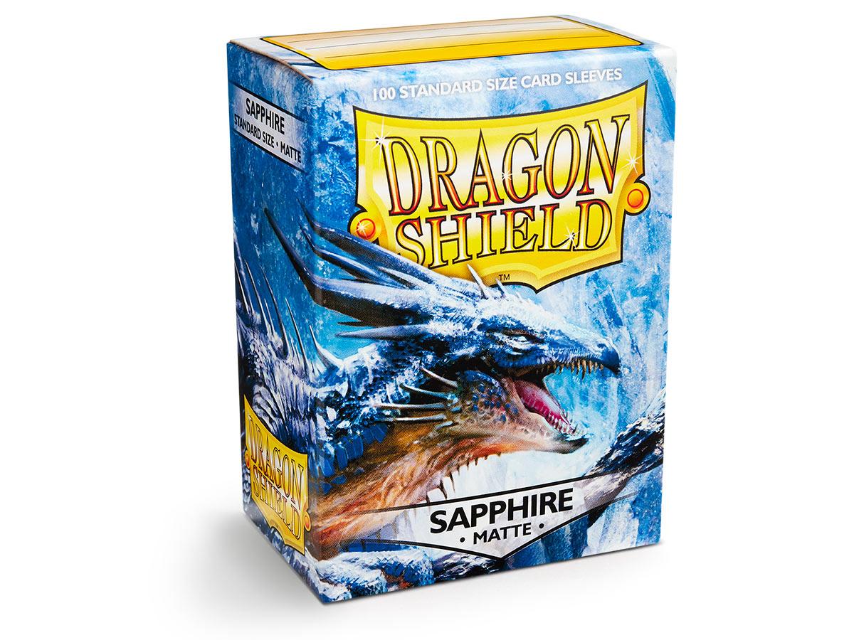 Dragon Shield Matte Sleeve - Sapphire ‘Roiin & Royenna’ 100ct PunkOuter Games