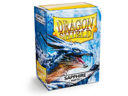 Dragon Shield Matte Sleeve - Sapphire ‘Roiin & Royenna’ 100ct PunkOuter Games
