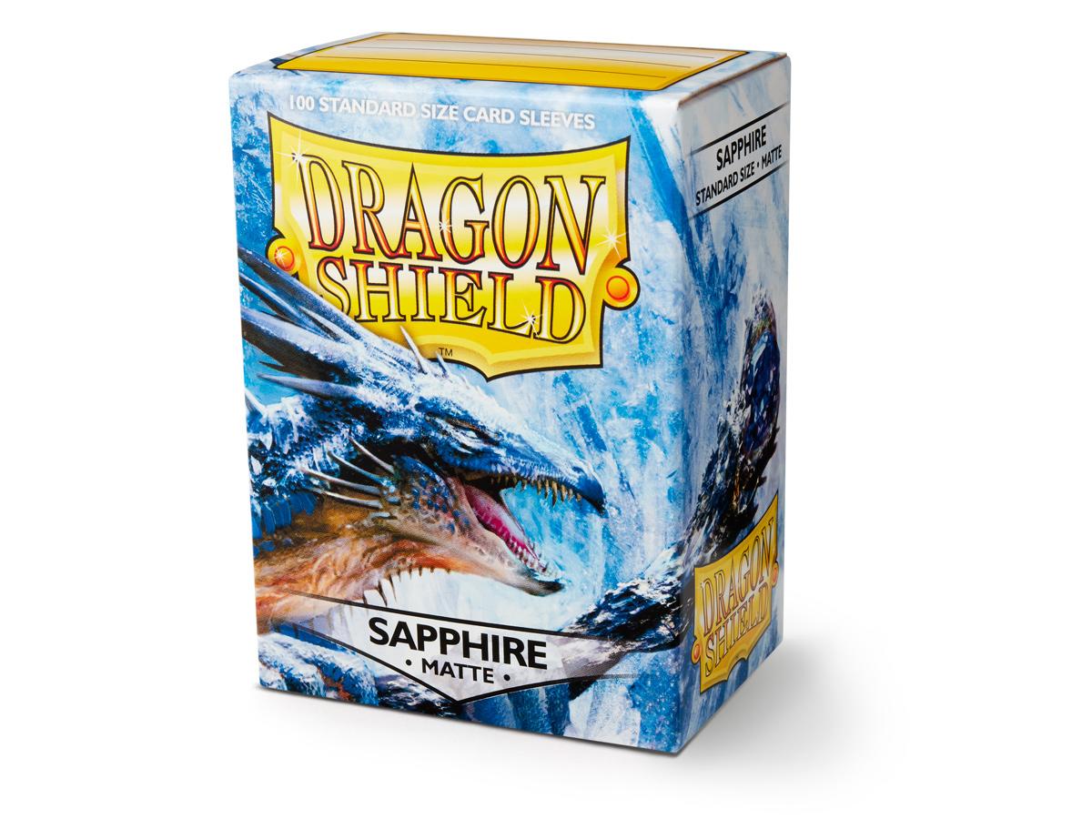 Dragon Shield Matte Sleeve - Sapphire ‘Roiin & Royenna’ 100ct PunkOuter Games