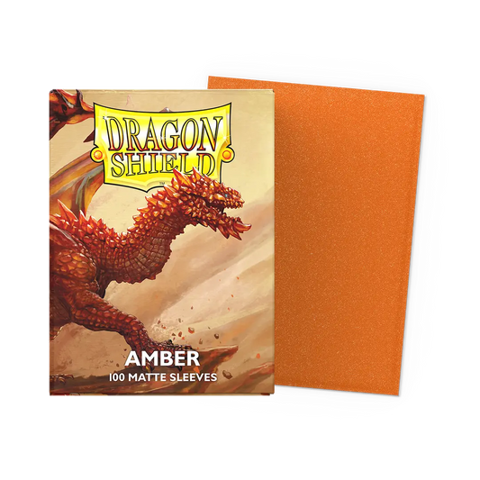 Dragon Shield: Standard 100ct Sleeves - Amber (Matte) PunkOuter Games