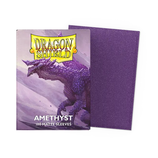 Dragon Shield: Standard 100ct Sleeves - Amethyst (Matte) PunkOuter Games