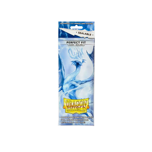 Dragon Shield: Standard Size 100ct Inner Sleeves - Perfect Fit Sealable (Clear 'Thindra') PunkOuter Games