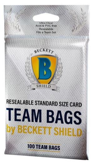 Beckett Shield: Team Bags - Standard Size - 100 ct. PunkOuter Games