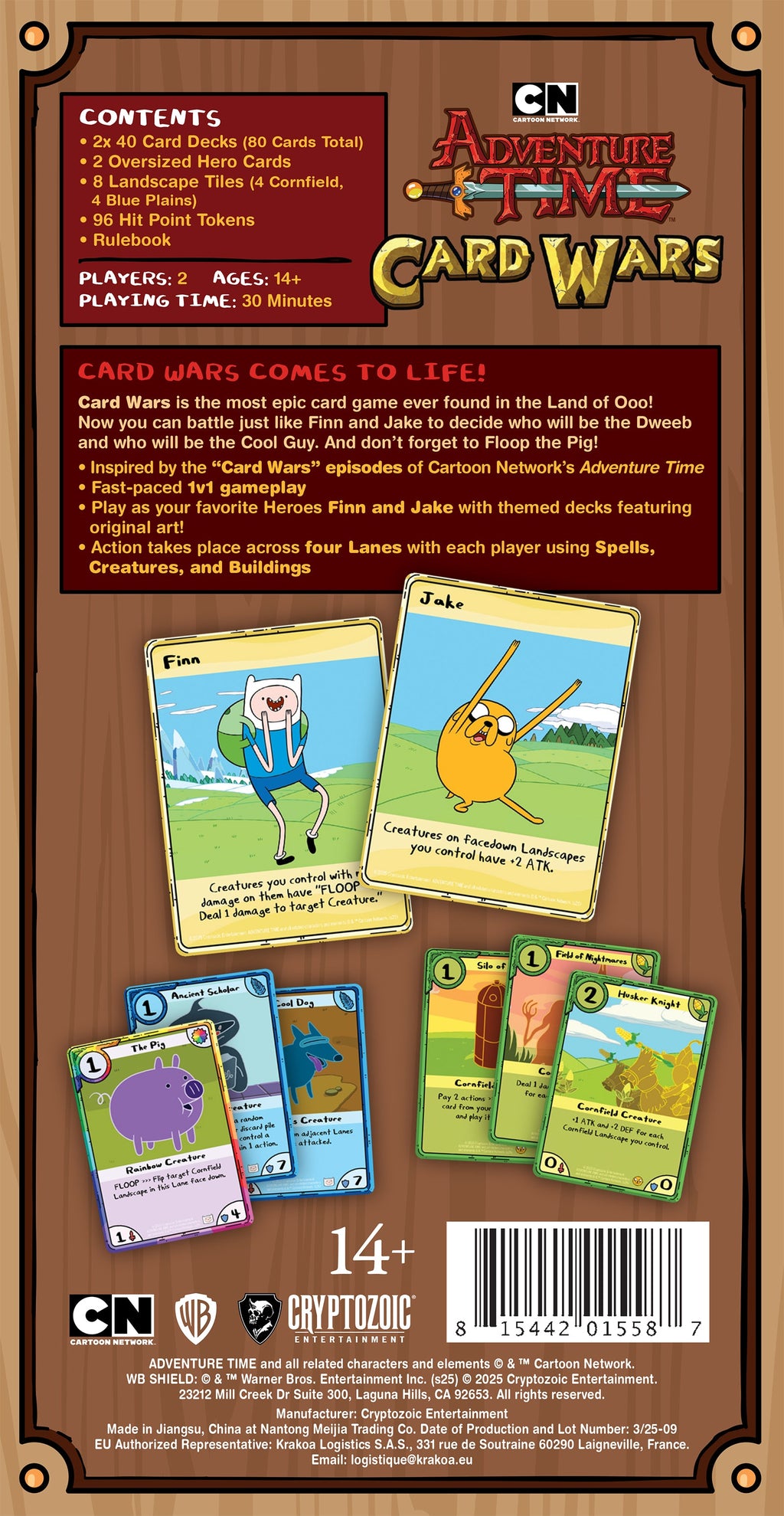Adventure Time Card Wars Collector's Pack: Finn vs. Jake