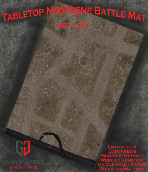 Abandoned Town - Neoprene Battle Mat with Bag - Out of Play