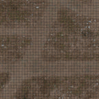 RPG Grid Mat - Abandoned Town & Dungeon Floor - Double Sided Neoprene Mat with Bag - Out of Play