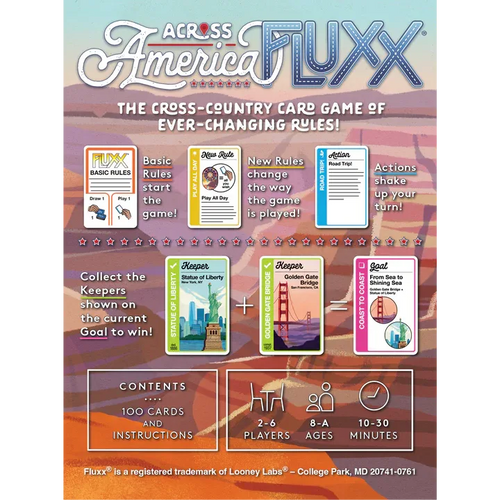 Across America Fluxx - Out of Play