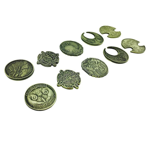 Adventure Coins – Elven Metal Coins Elf Set of 10 - Out of Play