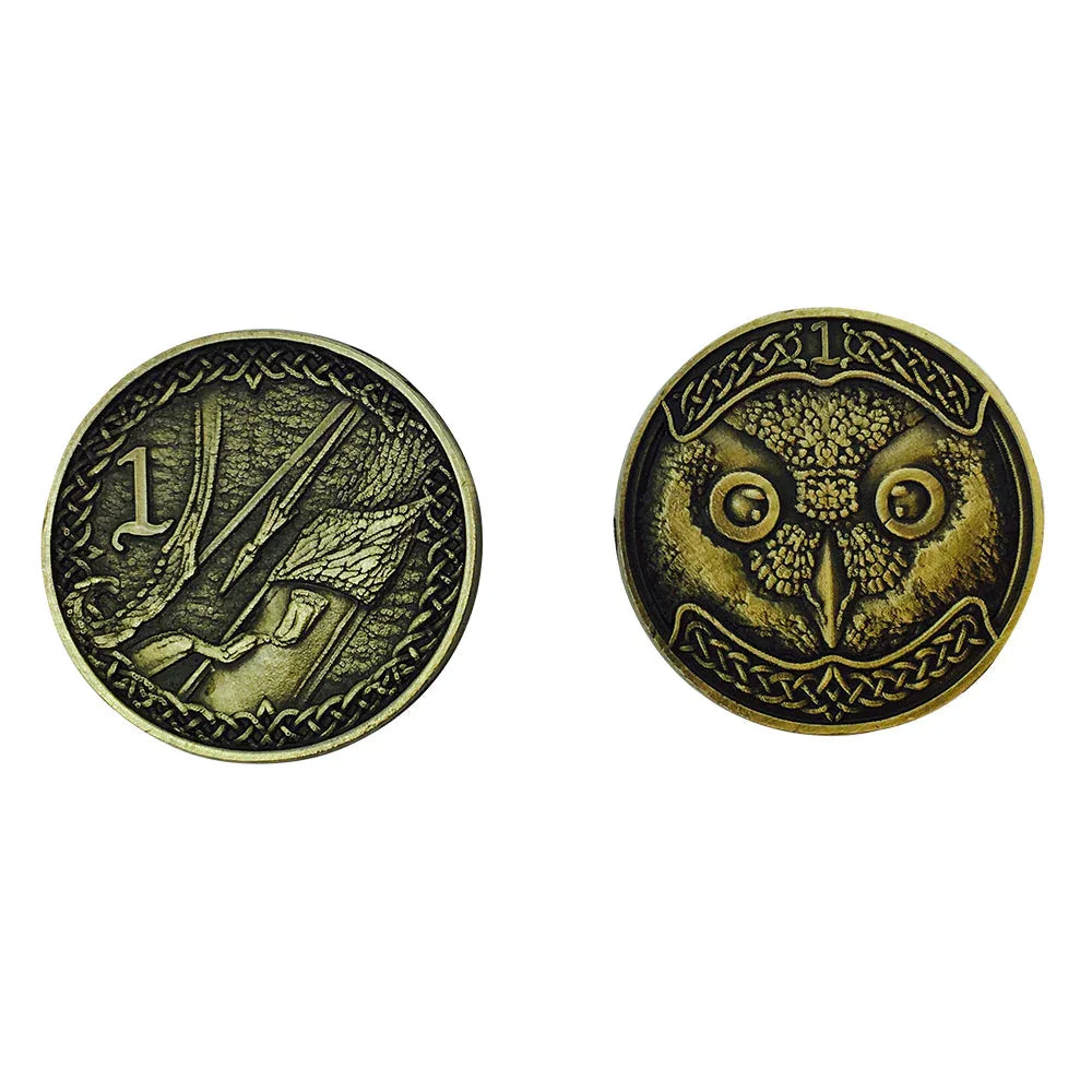 Adventure Coins – Elven Metal Coins Elf Set of 10 - Out of Play