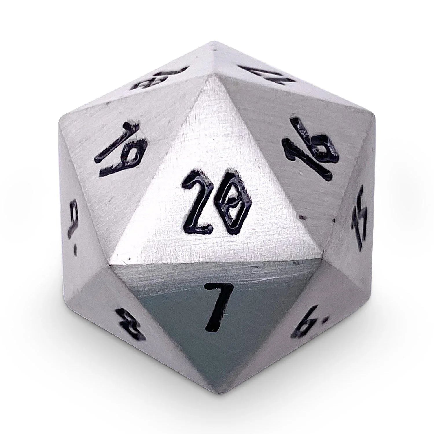 Aged Mithiral Metal Countdown Dice 25mm - Out of Play