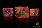 Alien Dice - Orange & Green - Out of Play