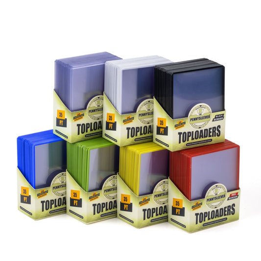 35 pt Colored Border Toploader (25 count) The Pennysleever