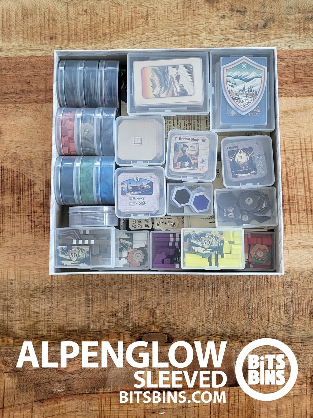 Alpenglow (Sleeved) BitsBins -10 Pods, 1 Mini, 6 Original, 2 100+ Card Boxes, 4 Stacks - Out of Play
